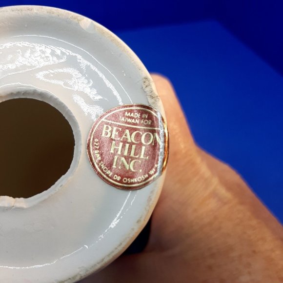 CHRISTMAS Taper Candle Holder Set 3 Centerpiece Fireplace Hearth Holly Berries - Picture 9 of 15